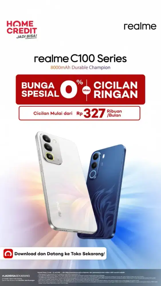 Promo cicilan realme c100