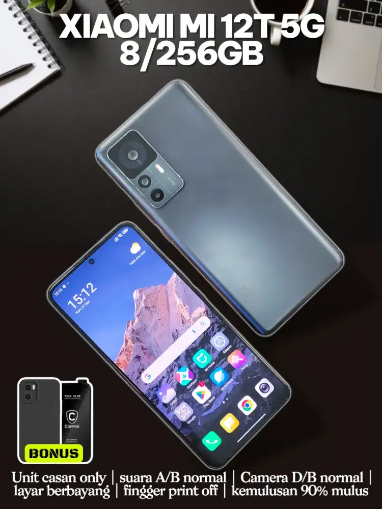 Xiaomi mi 12T 8/256GB Unut only fingger off