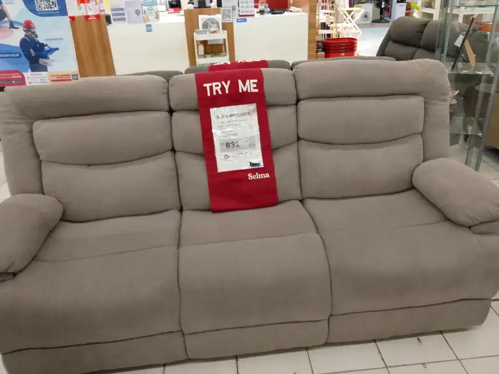 CEPAT HABIS! PROMO BESAR SOFA RECLINER 3+1 / SOFA RUANG TAMU
