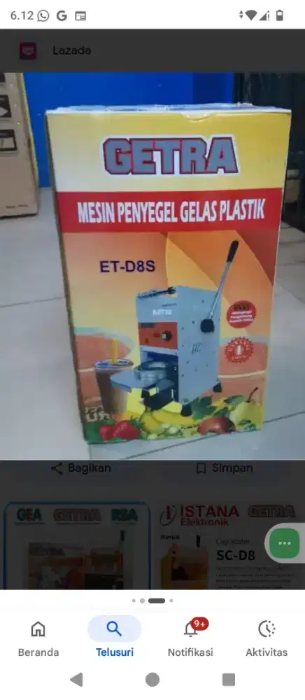 Jual Cup Sealer Kondisi Bagus siap Pakai