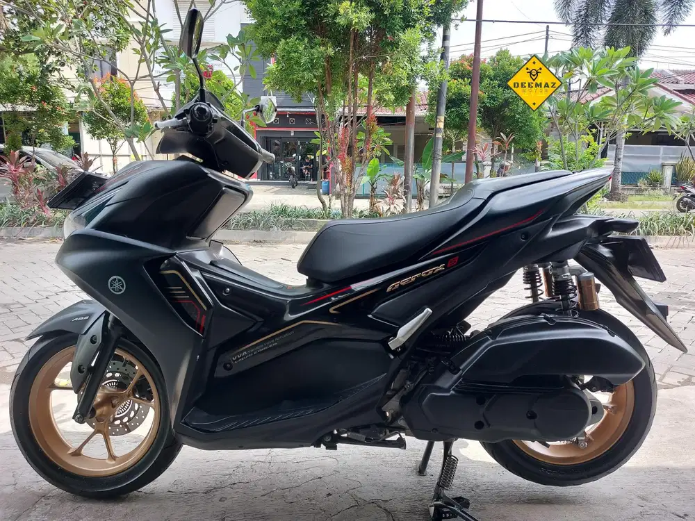 (DP 500 Rb)‼️ Plat B TangSel Aerox ABS Keyless Connected Hitam 2024