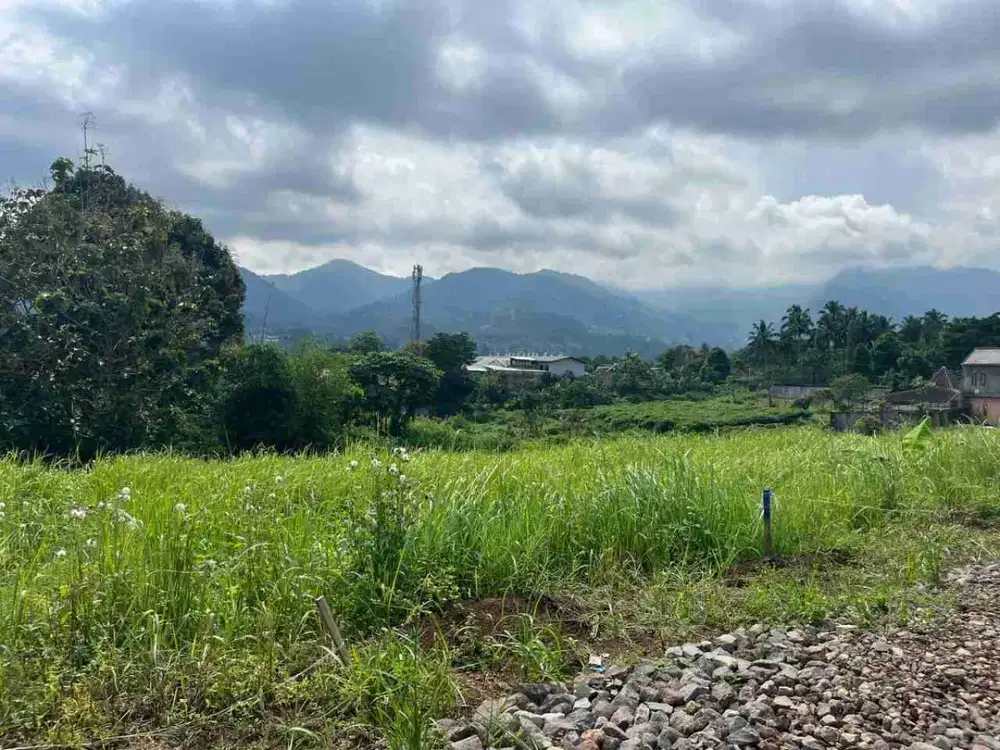 Tanah strategis di puncak cisarua bogor