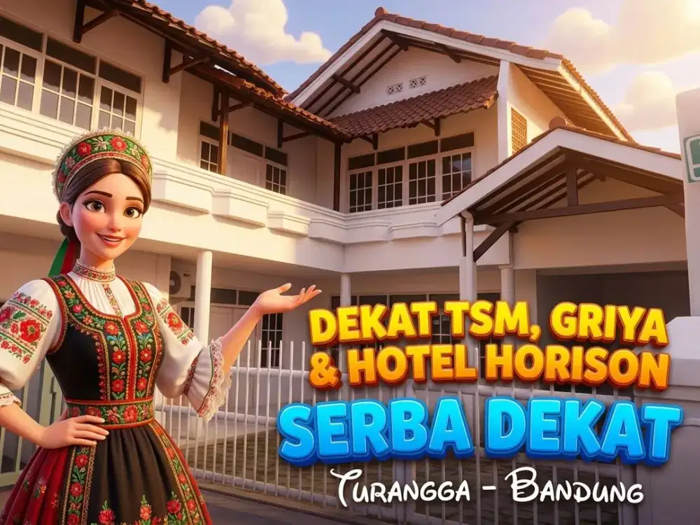 SEWA RUMAH MURAH DI, TURANGGA, BUAH BATU, LENGKONG, BANDUNG KOTA.