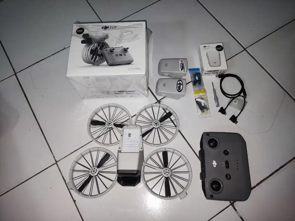 Drone Dji Flip 2 Baterai + RCN3 mulus ready to use