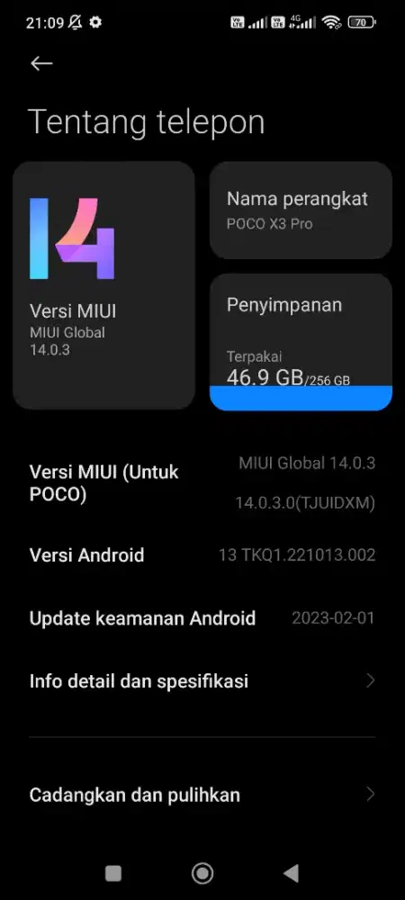 Poco X3 pro Ram 8/256
