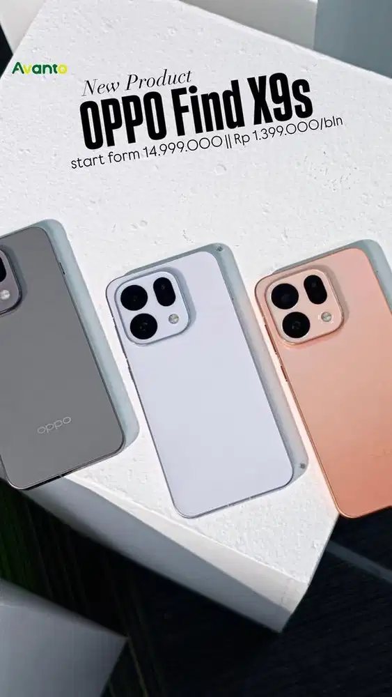 OPPO Find X9S BISA KREDIT SYARAT CUKUP KTP