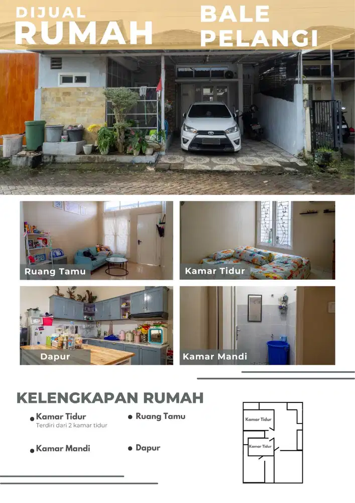 Dijual Rumah di Perumahan Bale Pelangi