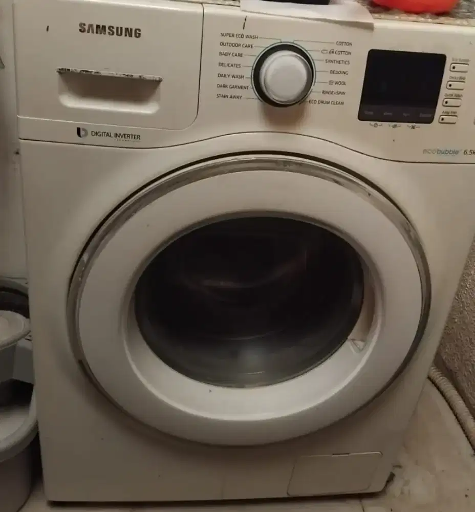 Mesin cuci Samsung ECO bubble kapasitas 6.5 kg (baca deskripsi)
