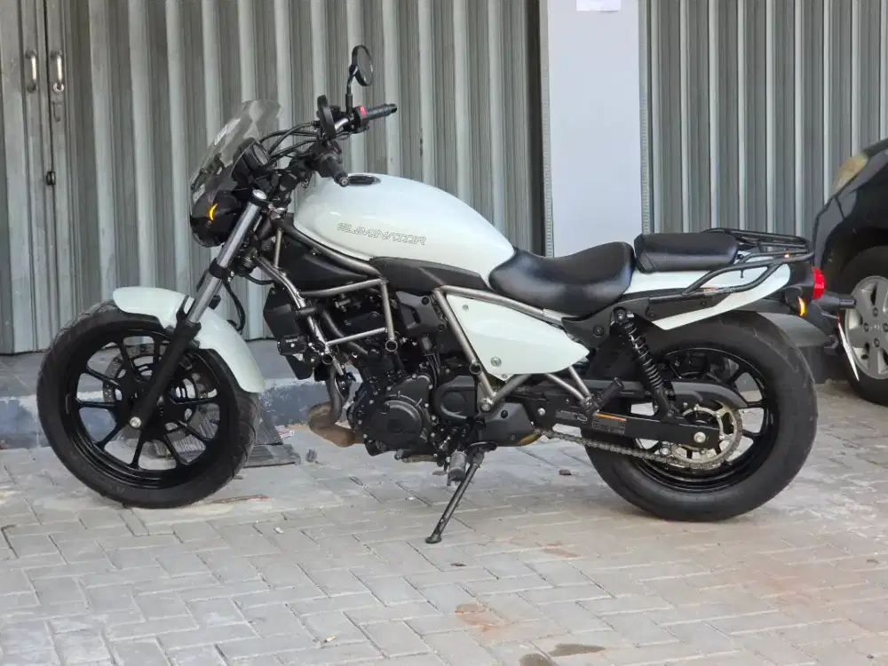 Moge Cruiser Kawasaki Eliminator 450 th 2023 Pmk km 5rb Modif Siap Gas