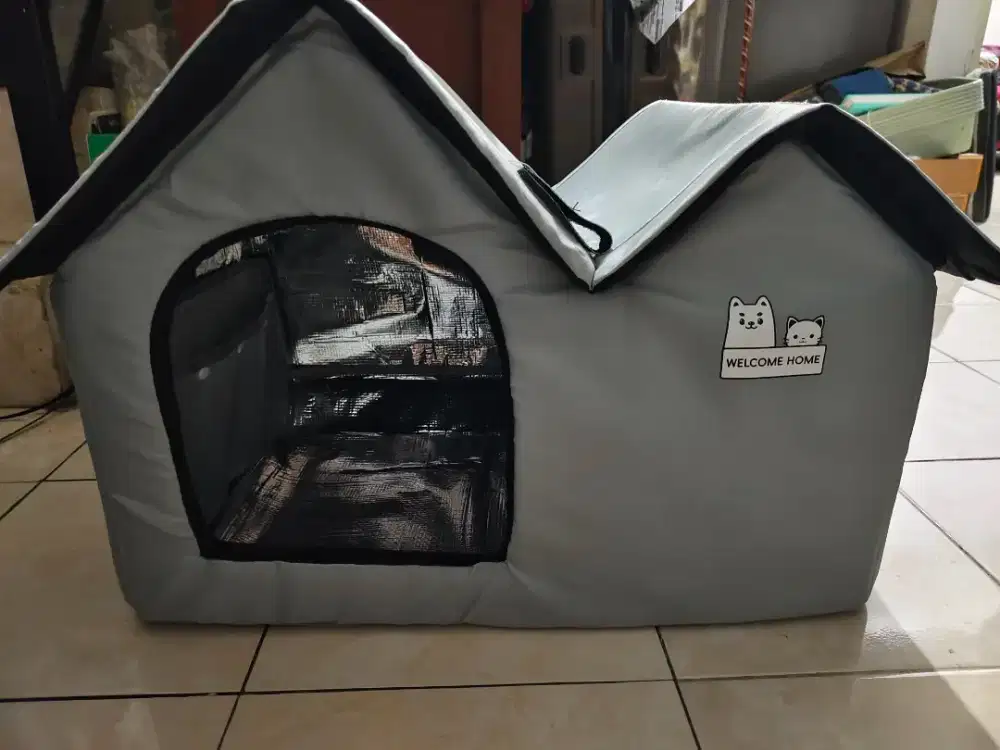 Rumah Anjing tipe anjing mini lengkap dgn ice cooler