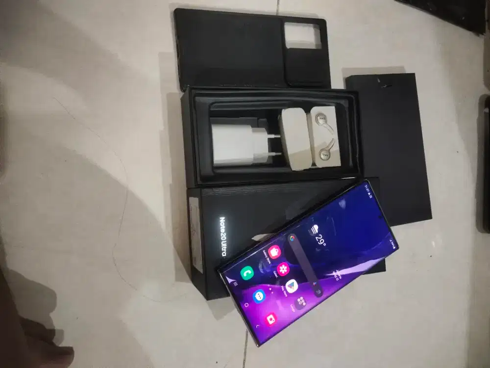 Samsung Note 20 Ultra 8/256 Sein fullset mluss 97%,  lncarr jaya