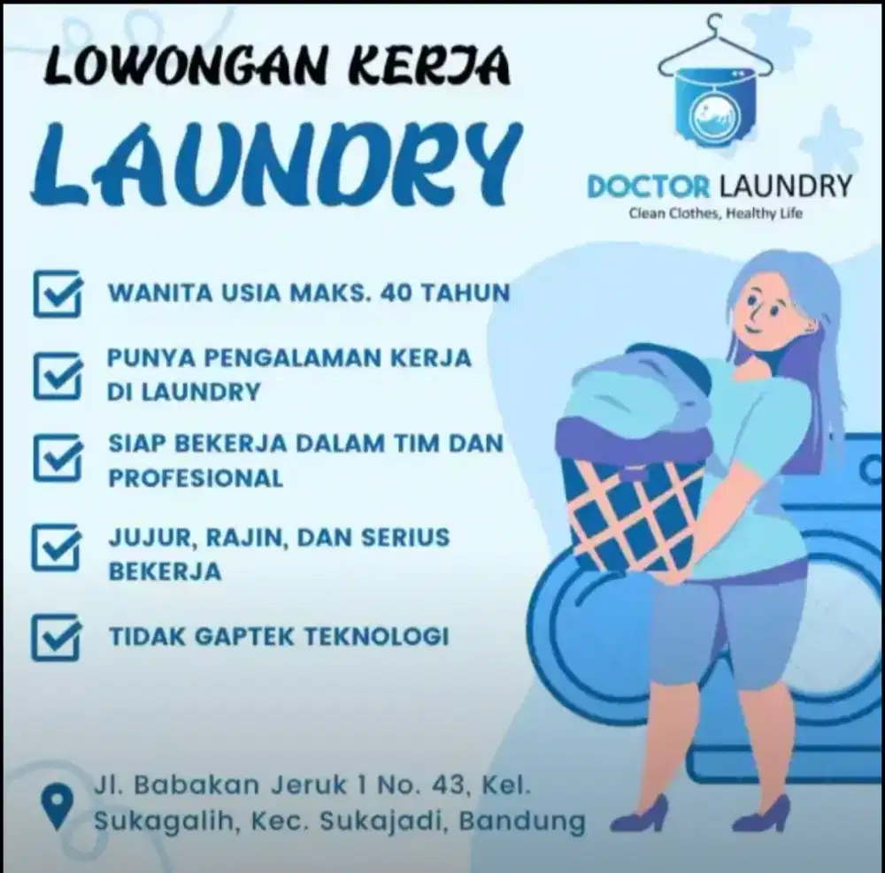 LOKER LAUNDRY KOTA BANDUNG