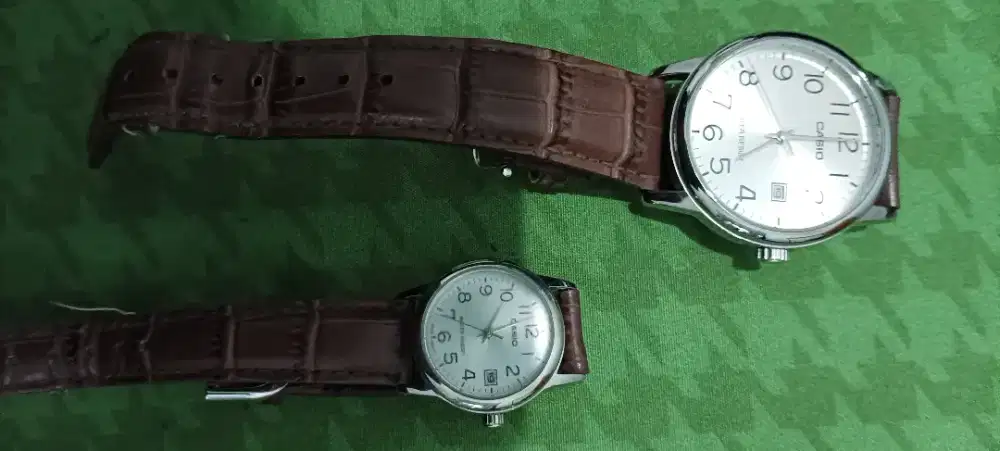CASIO COUPLE STRAP COKLAT