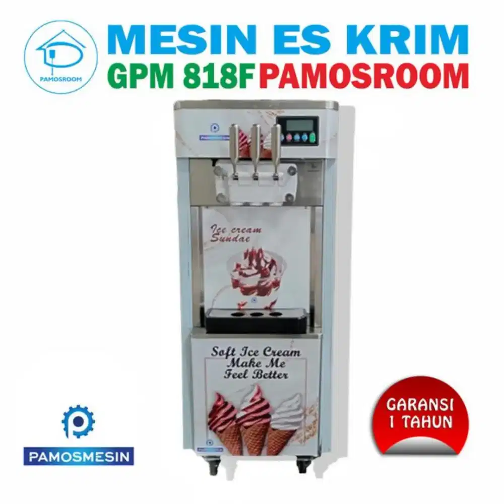 Mesin ice cream model-PAMOSMESIN GPM-818F