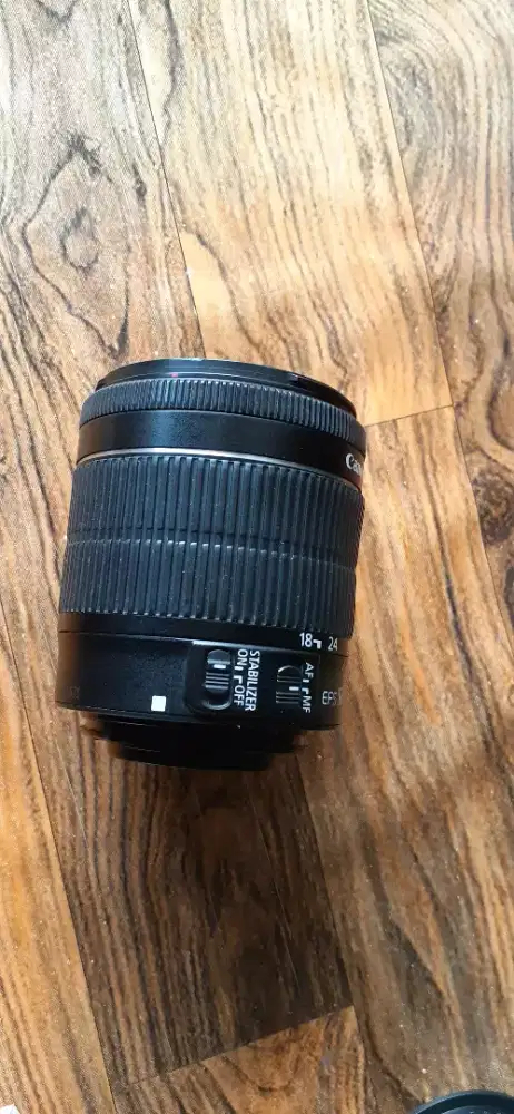 Jual cepat lensa canon 18.55 stm mulus