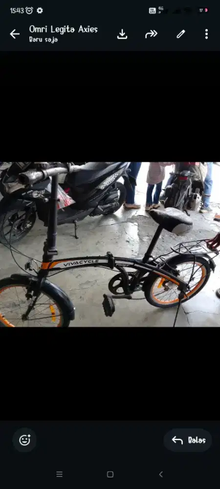 Sepeda viva cycle lipat lipat