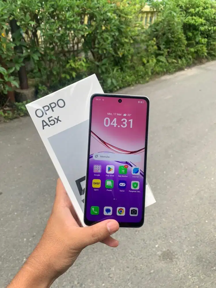 OPPO A5X HP KOTAK 4+4/128 GARANSI ON