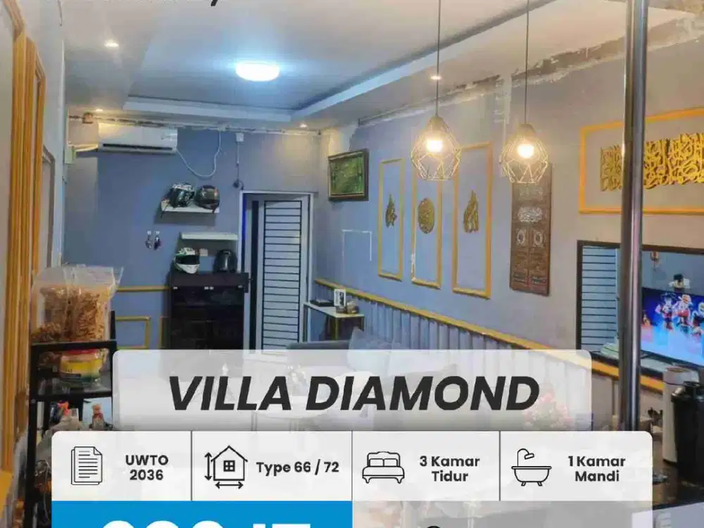 DIJUAL RUMAH CANTIK VILLA DIAMOND, TIBAN, BATAM
