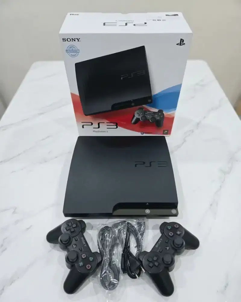 PS3 PS 3 PLAYSTATION 3 SLIM 320GB MULUS SEGEL LIKENEW SECOND 1.5JT NET
