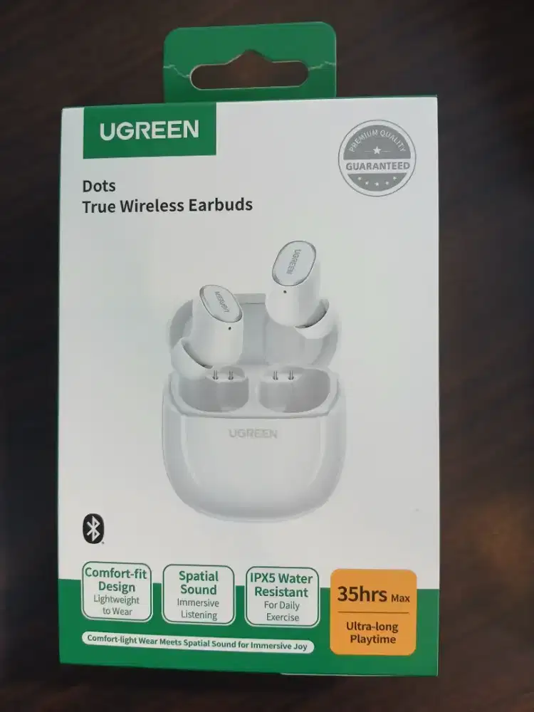 UGREEN Earphone Wireless TWS Dots Bluetooth 5.4 HiFi IPX5