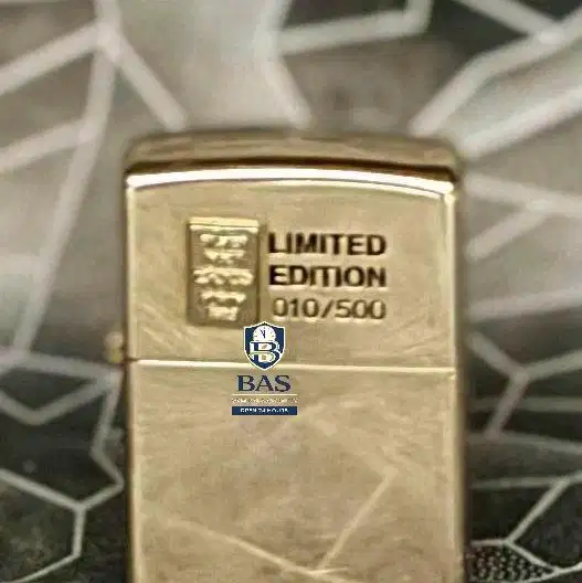 Zippo Limited Edition No. 010/500 dengan Silver Ingot 999.9 Purity