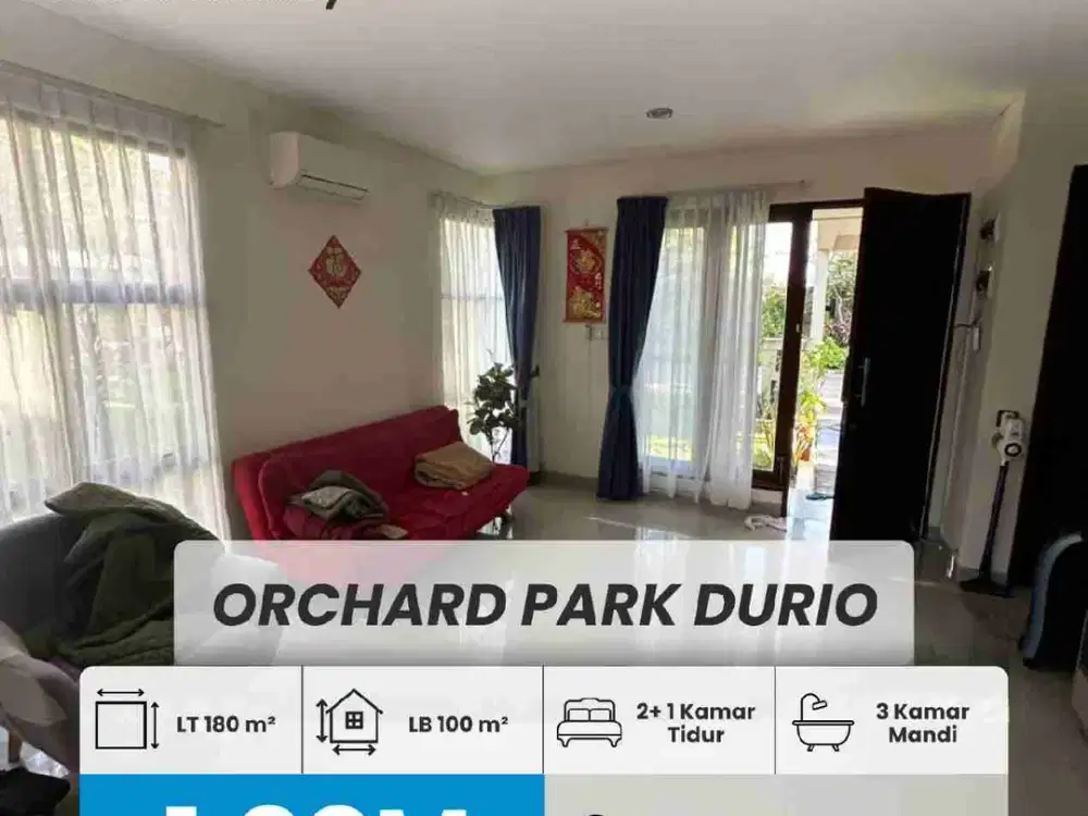 DIJUAL RUMAH MEWAH ORCHARD PARK, CLUSTER DURIO, BATAM