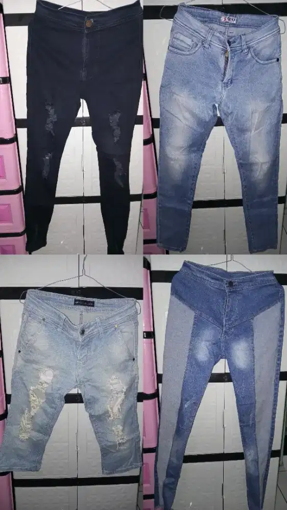 Preloved celana jeans cewe