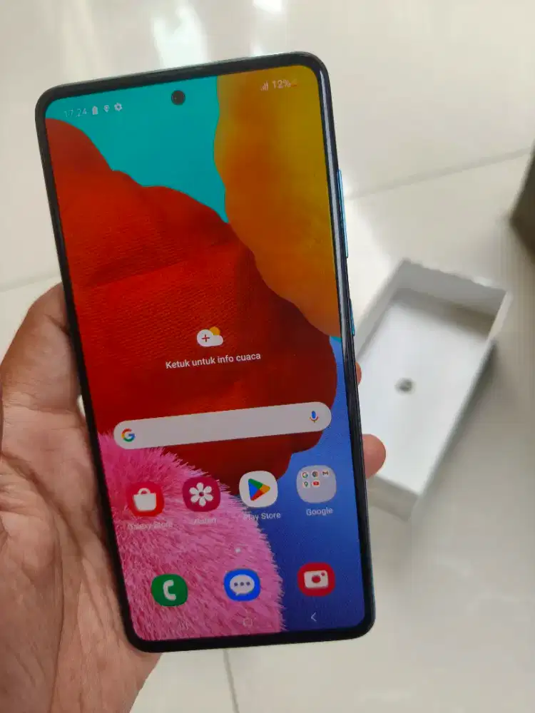 samsung a51 128gb blue fulset