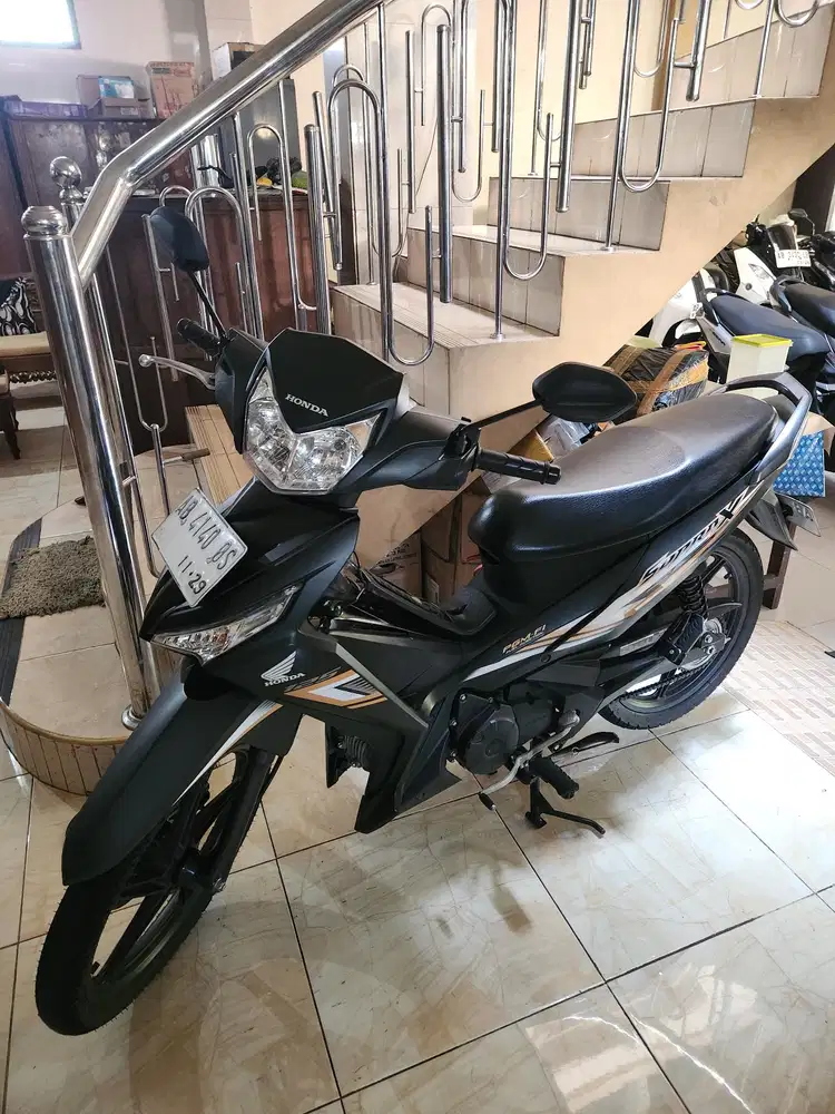 Supra 125 cw f1 hitam doff doubel cakram 2024 gbm kredit 655rb/3thn