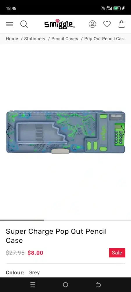 Tempat pensil Smiggle