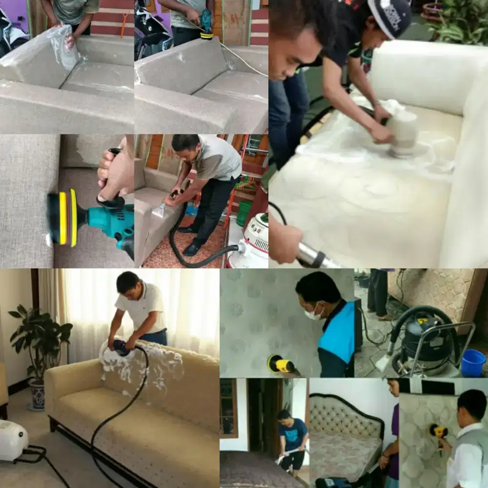 Panggilan Cuci Sofa, Cuci Springbed/Kasur, Cuci Interior Mobil.