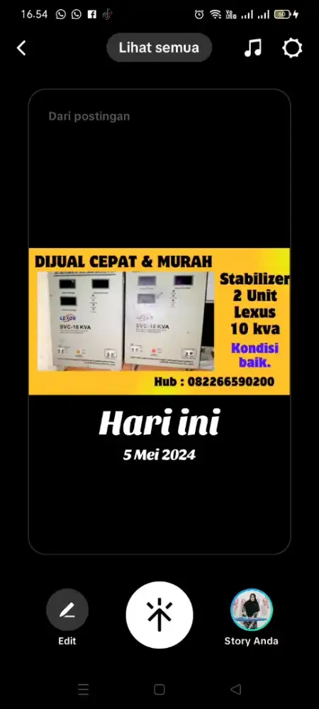 DIJUAL STABILIZER