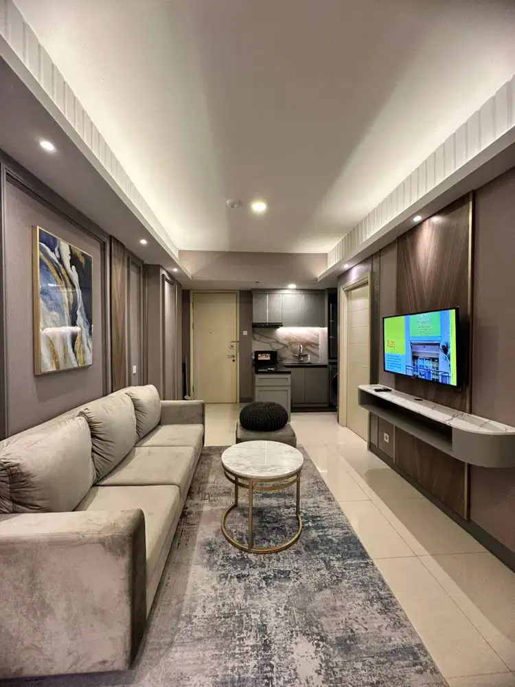 SEWA BENSON 2BR LUXURY INTERIOR ALL NEW GRESS LANTAI RENDAH
