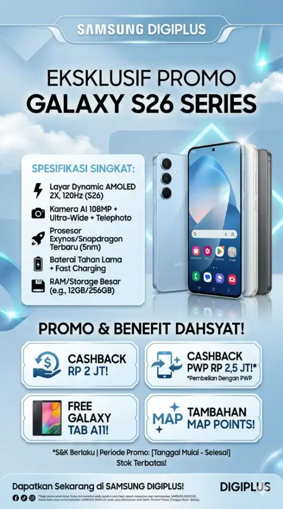 Galaxy S26 Ultra Free Buds 4 4Juta