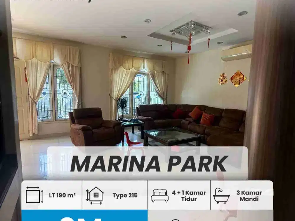 DIJUAL RUMAH CANTIK 2 LANTAI MARINA PARK, PENUIN, BATAM