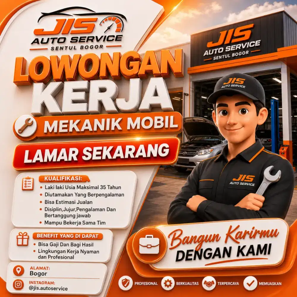 Lowongan Pekerjaan Mekanik Mobil