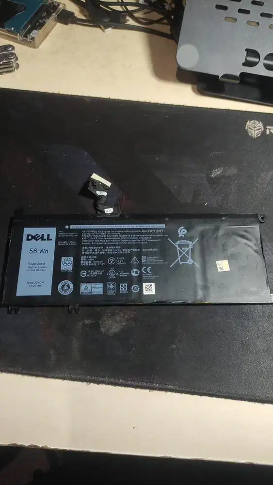 Baterai laptop gaming Dell G3