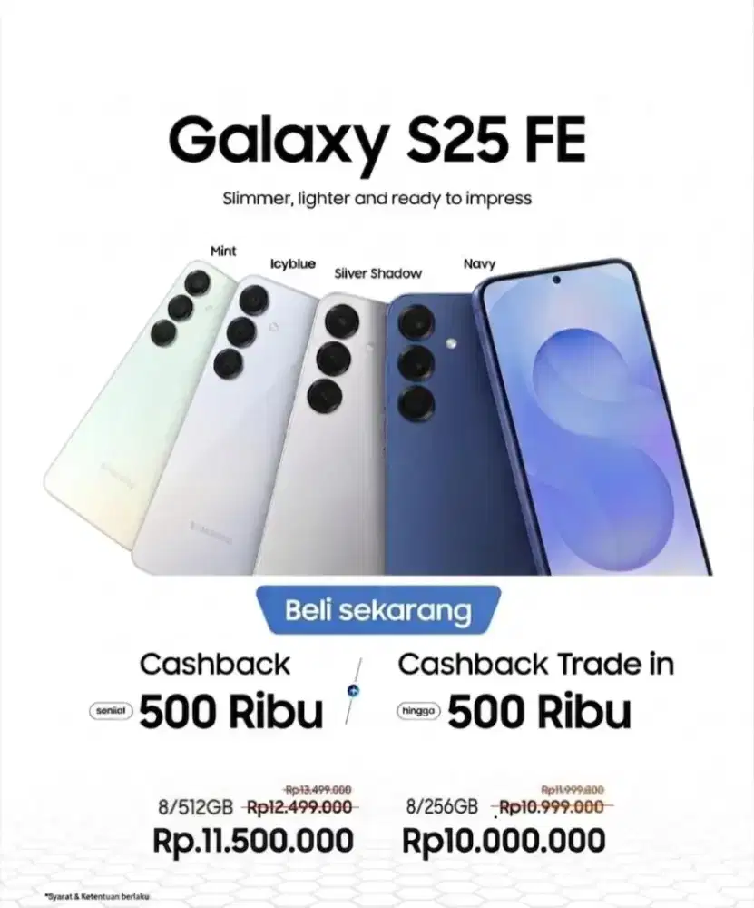 Promo Samsung S25 FE