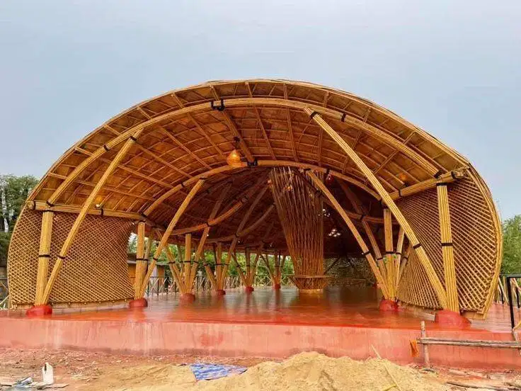Gazebo Bambu Premium