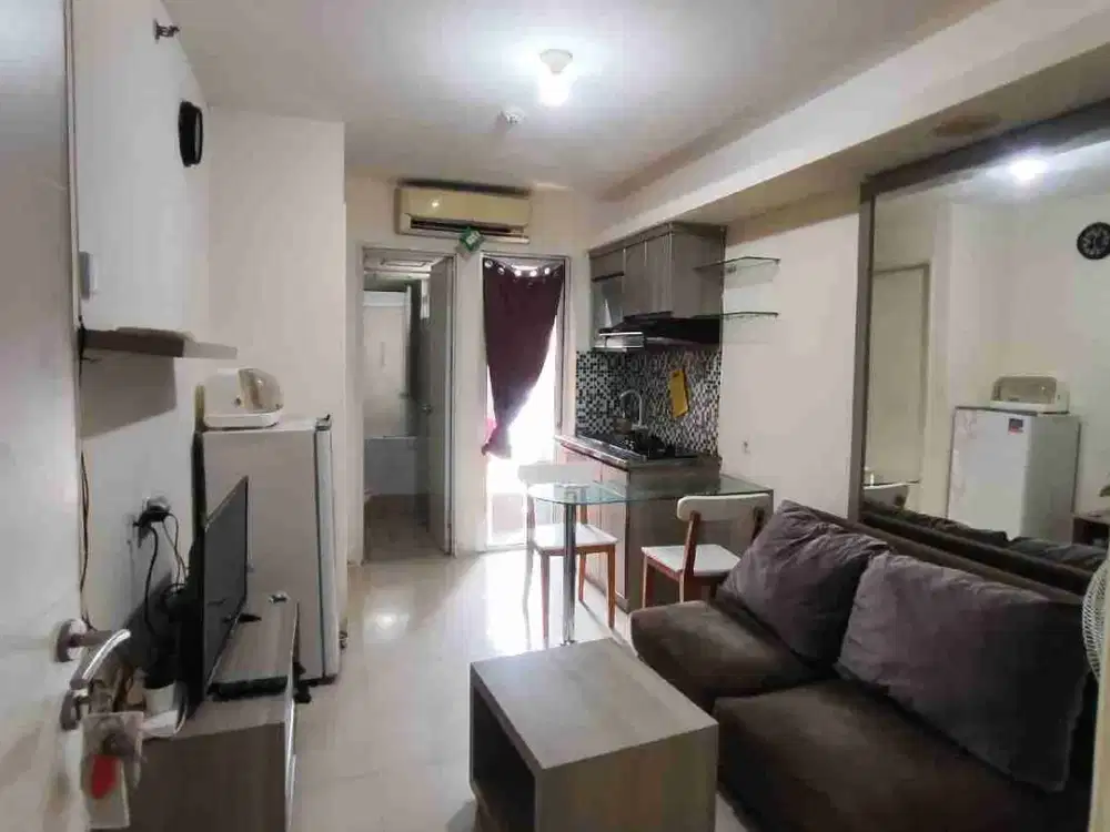 Termurah.jual 2 br furnish tower flamboyan lantai rendah bassura city jaktim