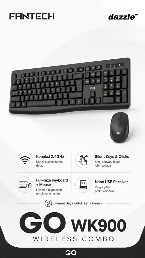 Fantech Keyboard Combo WK900