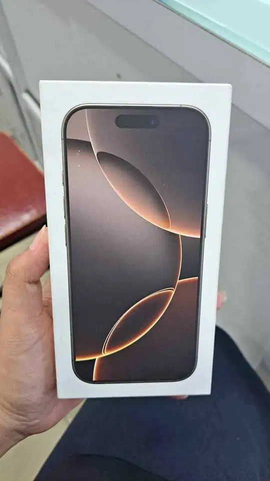 IPhone 16 Pro 256GB Dessert Titanium New Segel Garansi IBOX