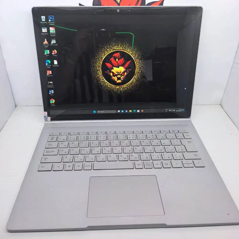 SUPER MULUS NO MINUS : Microsoft Surface Book i7 8/256 Nvidia Silver