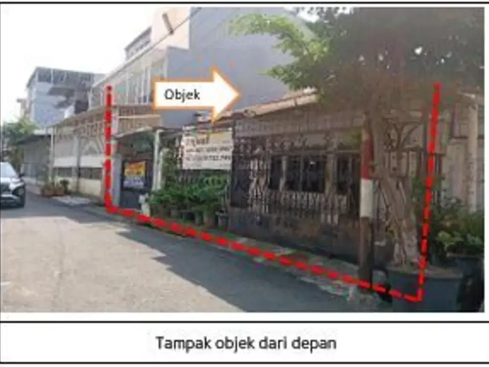 Dijual Lelang Rumah Jalan Petojo V.I.Y, Kelurahan Cideng, Kecamatan Gambir, Kotamadya Jakarta Pusat