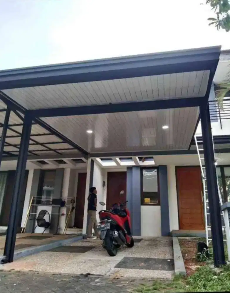 Kanopi minimalis modern
