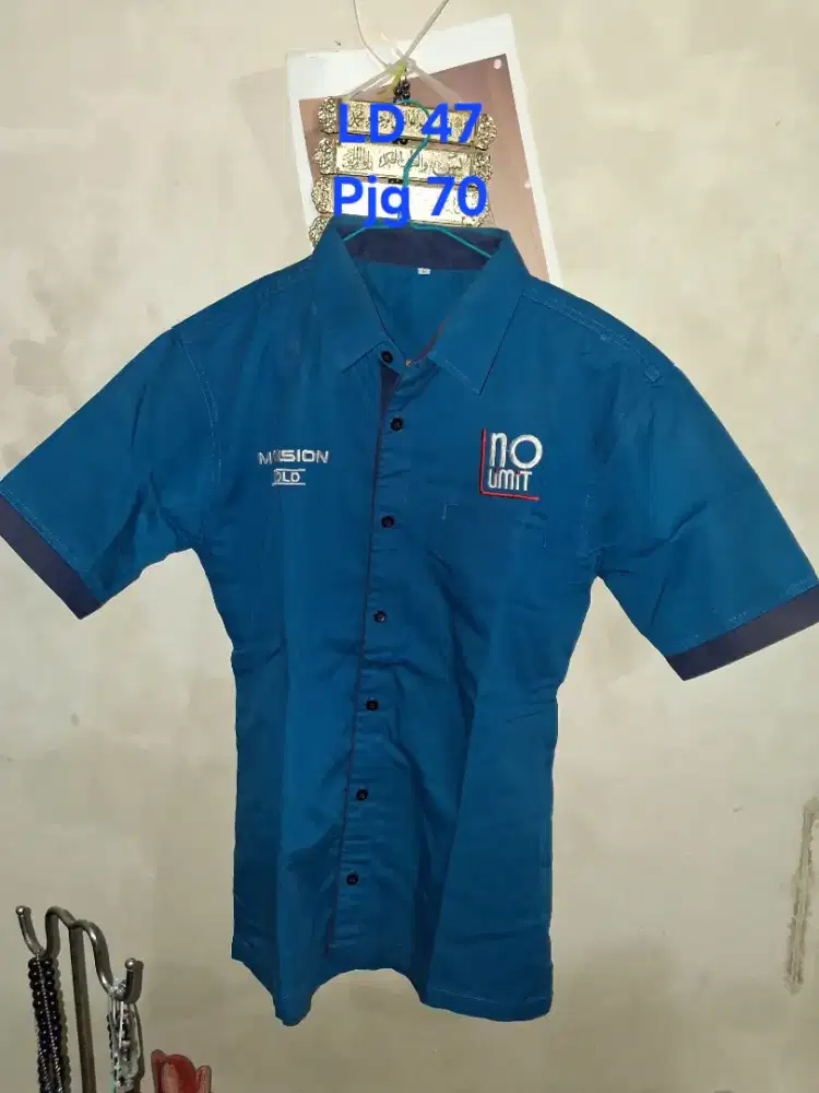 Baju seragam pos indo 
Ld 47 pjg 70 warna biru
Limited edition 
Barang