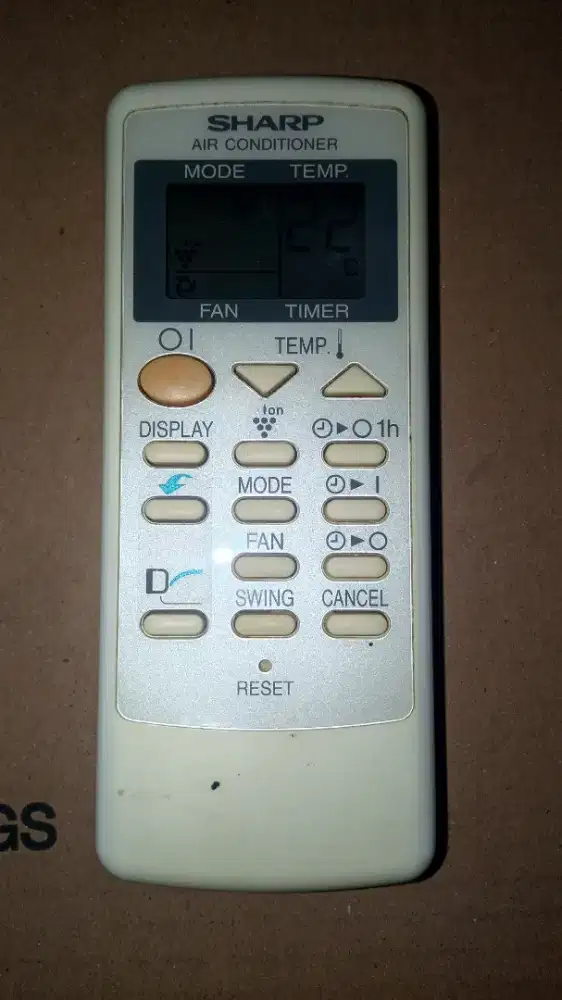 REMOT AC SHARP ORIGINAL MASIH NORMAL