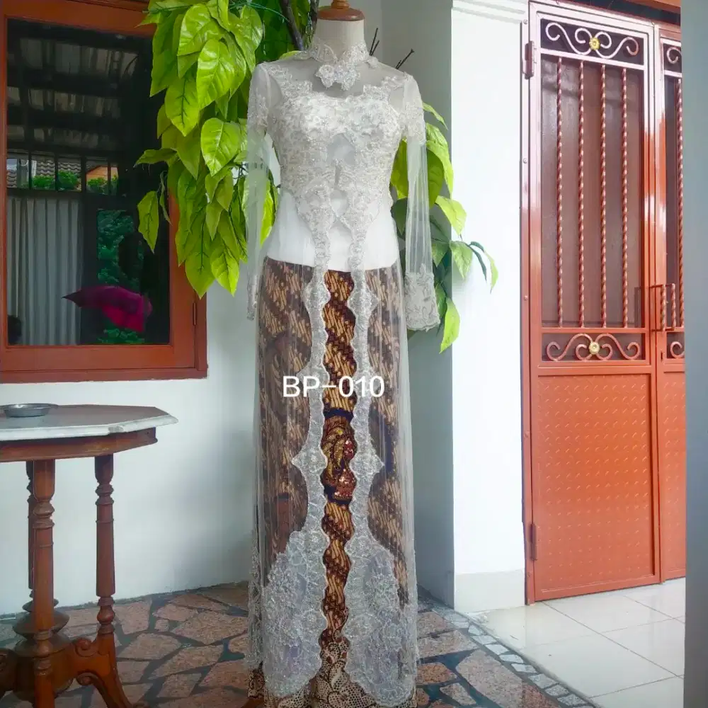 Kebaya Akad Tulle Ivory