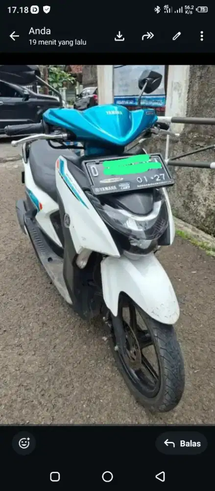 Dijual yamaha gear 125 mulus