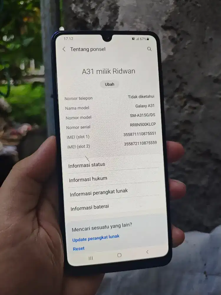 SAMSUNG A31 6/128GB